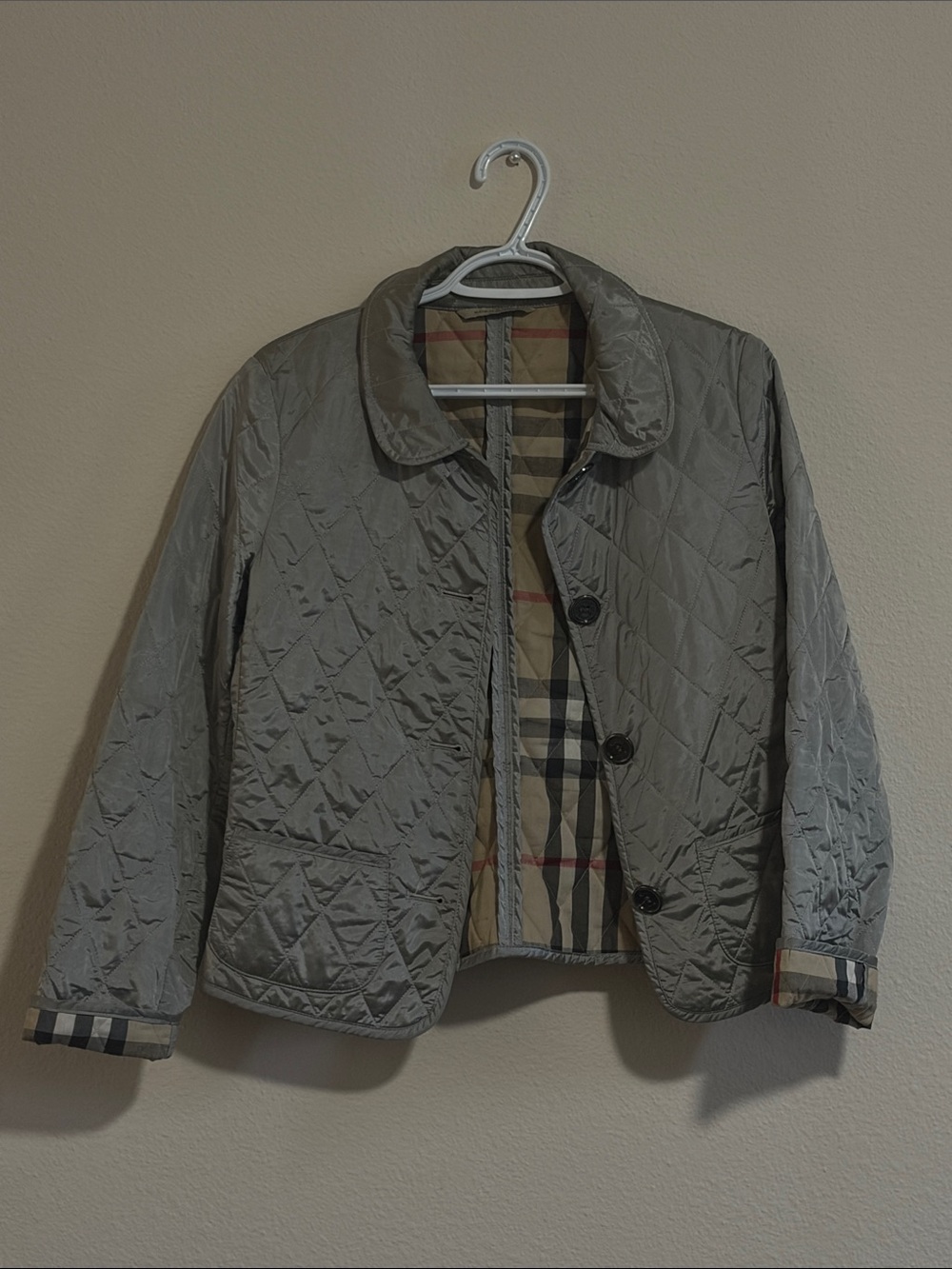 Burberry quilted jacket